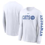 Kentucky Nike Cotton Basketball Icon Long Sleeve Tee